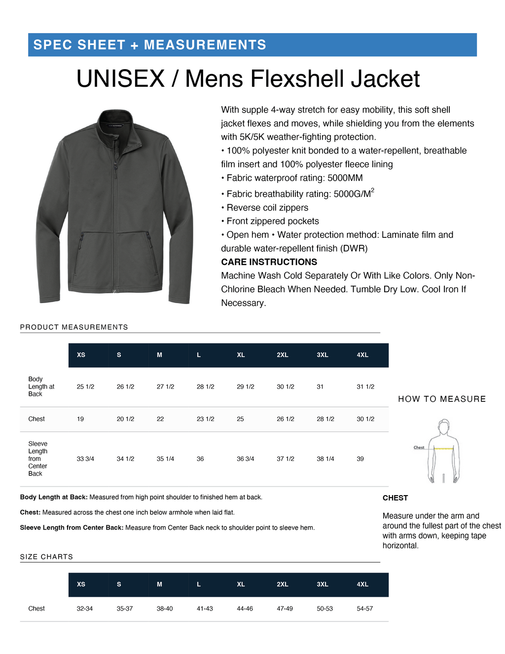 Custom Print Womens & Unisex- Flexshell Jacket