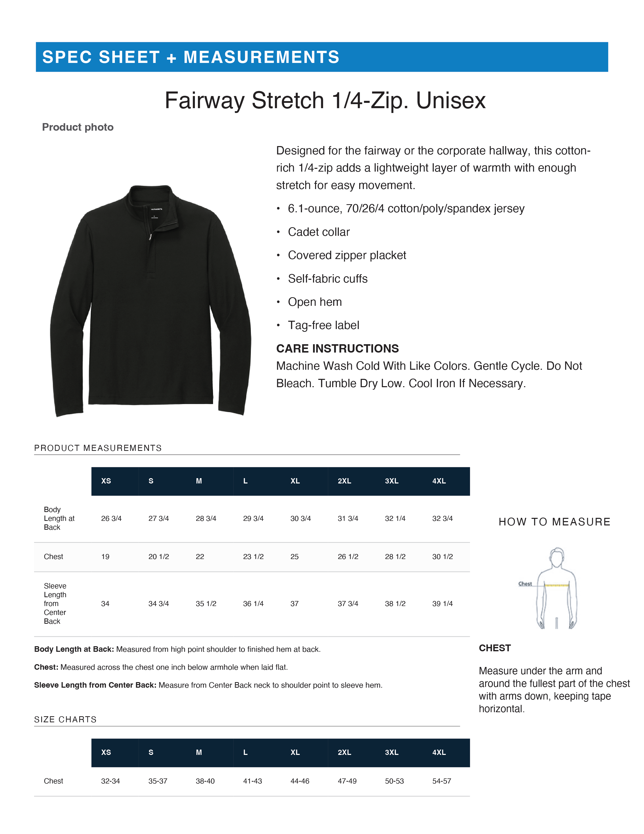Custom Print Soft Feel Port Authority® Women's & Unisex Fairway Stretch 1/4-Zip