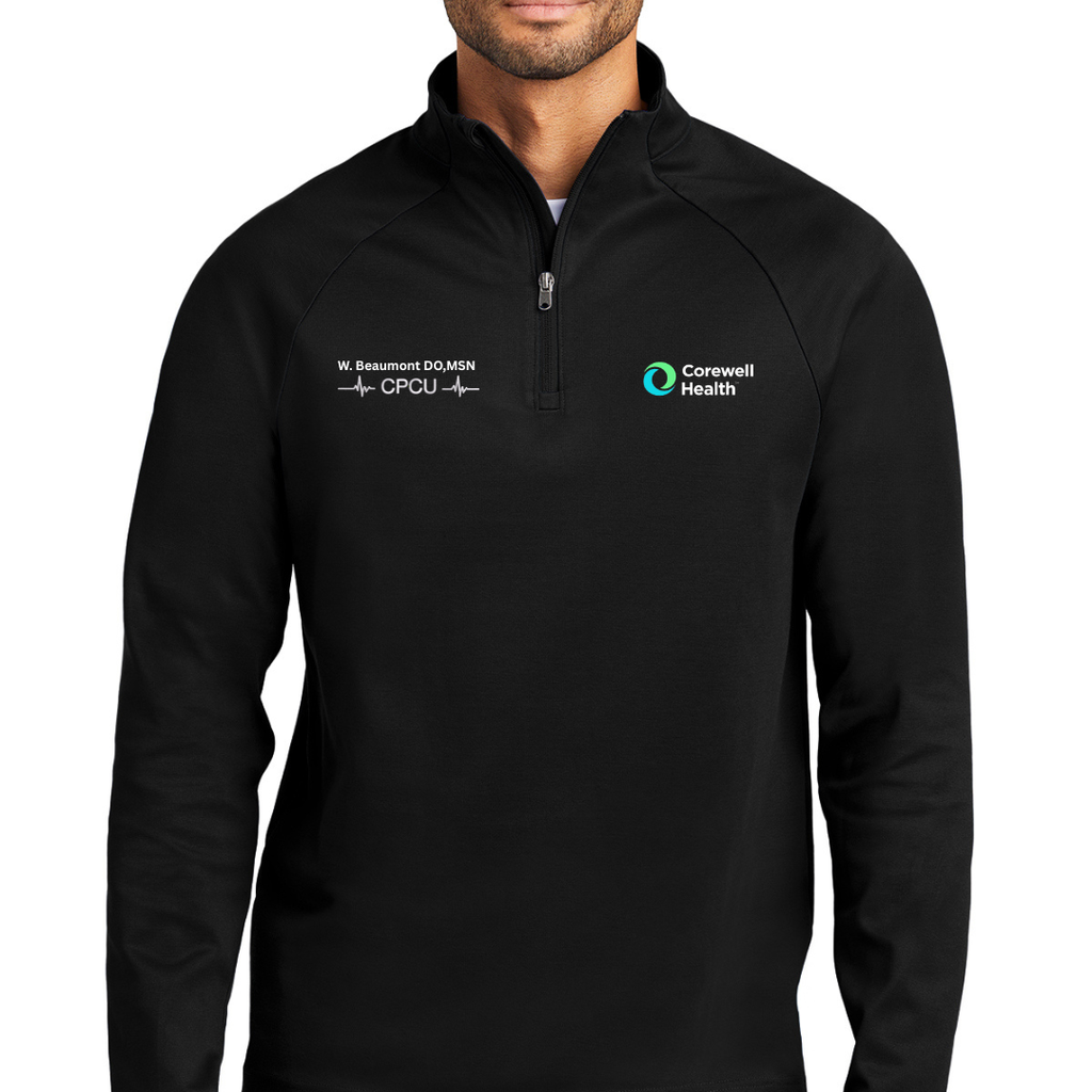 Custom Print Textured Port Authority® Women's & Unisex C-FREE® Cypress 1/4-Zip