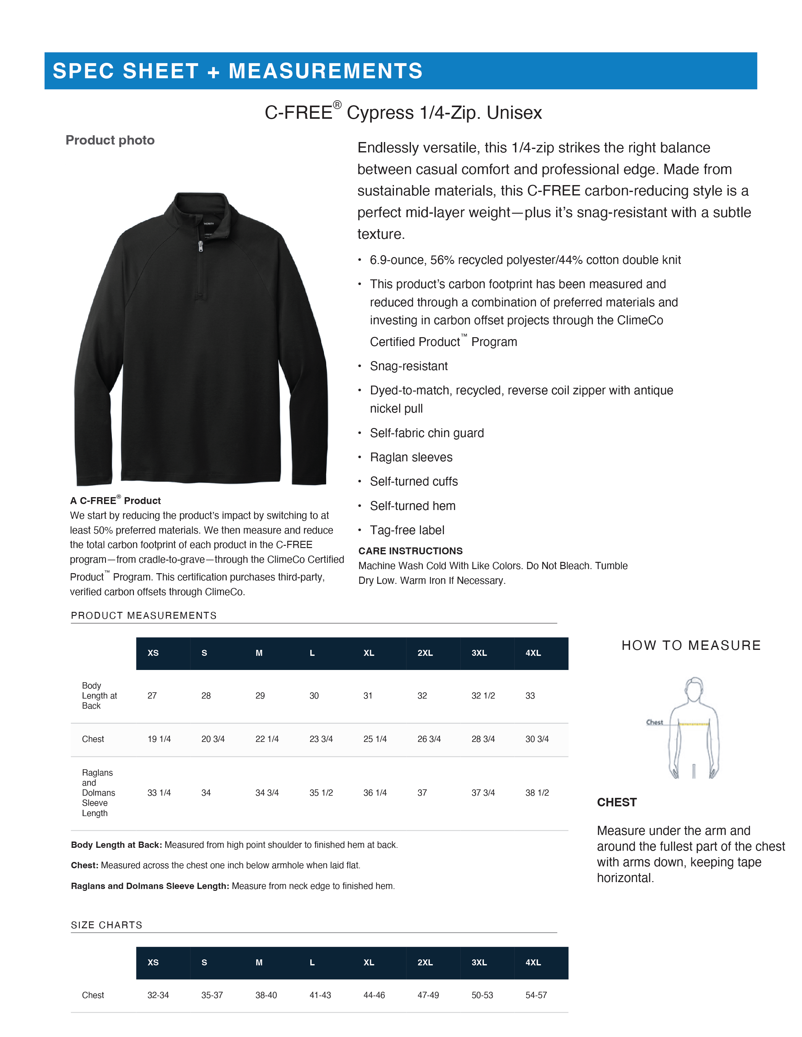 Custom Print Textured Port Authority® Women's & Unisex C-FREE® Cypress 1/4-Zip