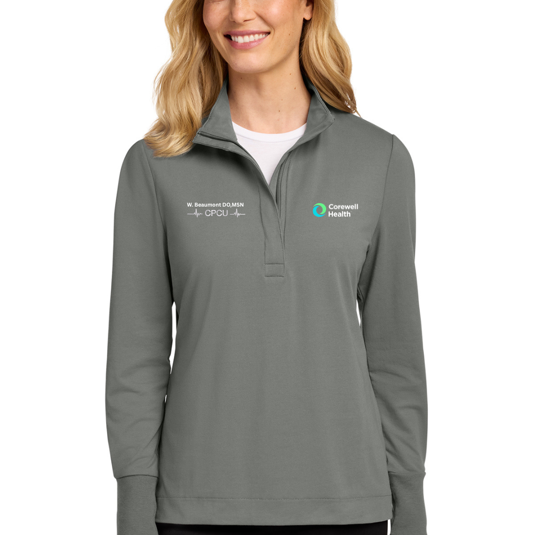 Custom Print Soft Feel Port Authority® Women's & Unisex Fairway Stretch 1/4-Zip